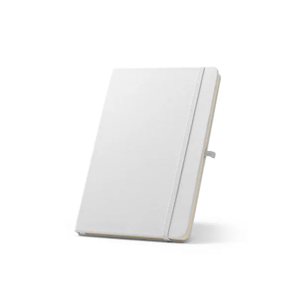 Caderno A5 de capa dura personalizado em poliéster reciclado 300D