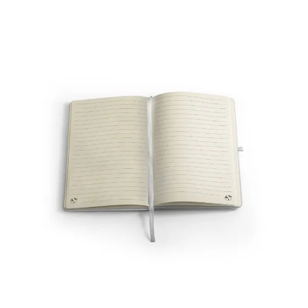 Caderno A5 de capa dura personalizado em poliéster reciclado 300D