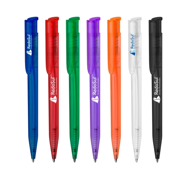 RD 305 T-Caneta Plástica Personalizada Translúcida