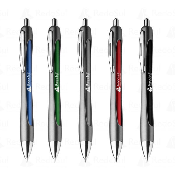 RD 3880-Caneta Personalizada em Alumínio reciclável