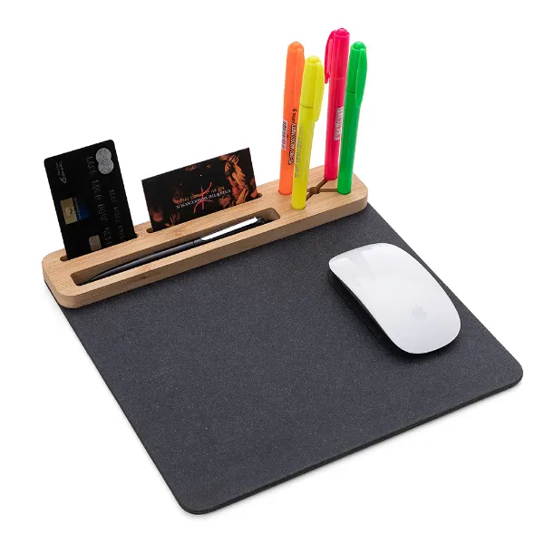 Mouse pad personalizado de bambu