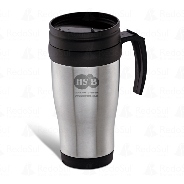 Caneca Personalizada em Inox 410 ml