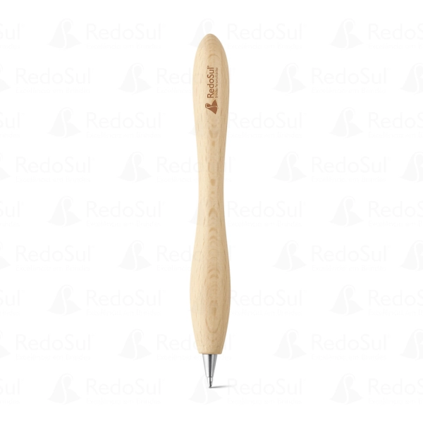 RD 91219-Caneta personalizada em madeira