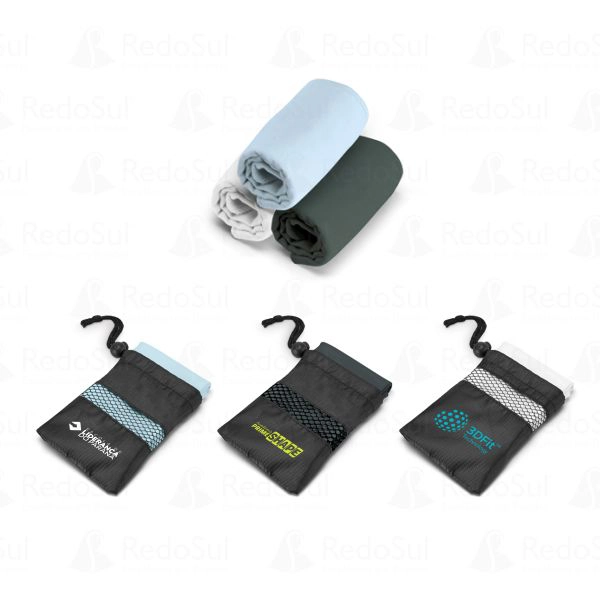 Toalha esportiva personalizada 80 x 40 cm