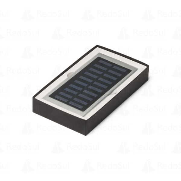 Power Bank Personalizado com painel solar e LED
