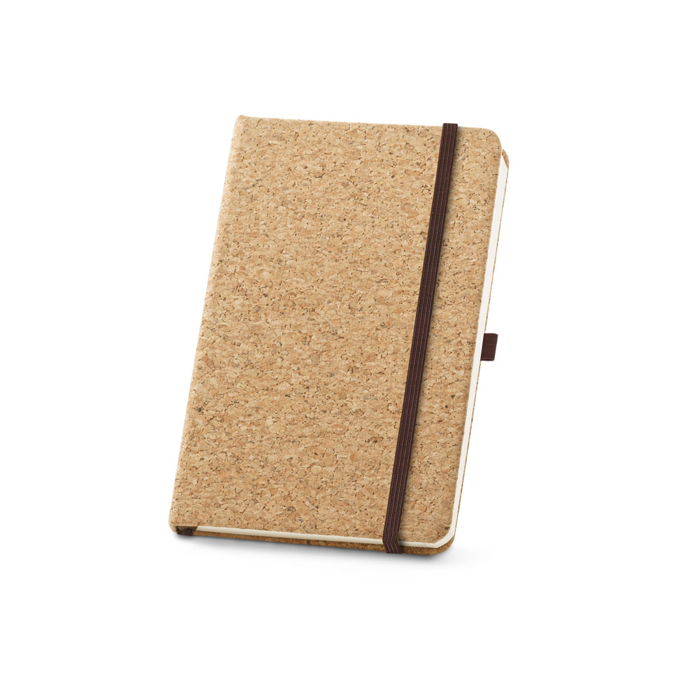 RD 53807-Caderno personalizado 14 x 21 cm com capa em cortiça